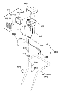 Headlight Group Diagram and Parts List for 1695952 2010 Briggs and Stratton Snow Blower